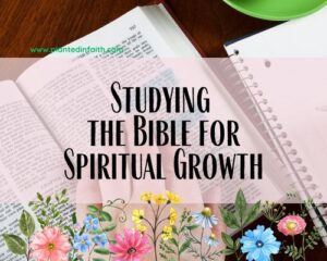 Studying the Bible for Spiritual Growth