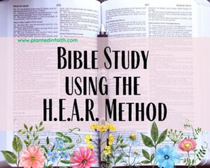 Bible Study Using The H.E.A.R. Method